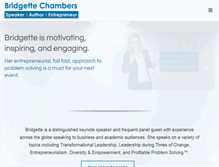 Tablet Screenshot of bridgettechambers.com